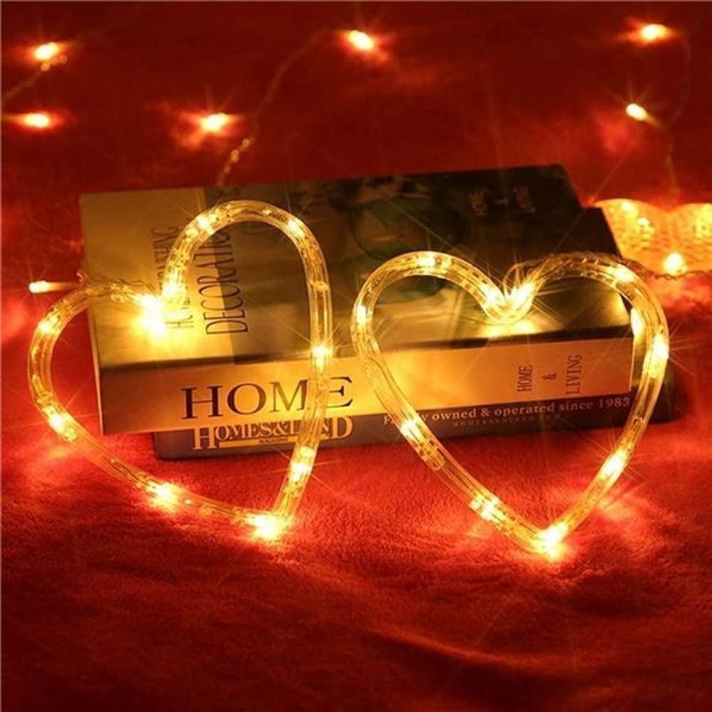 Heart-Shaped String Lights - Picture 3 of 4